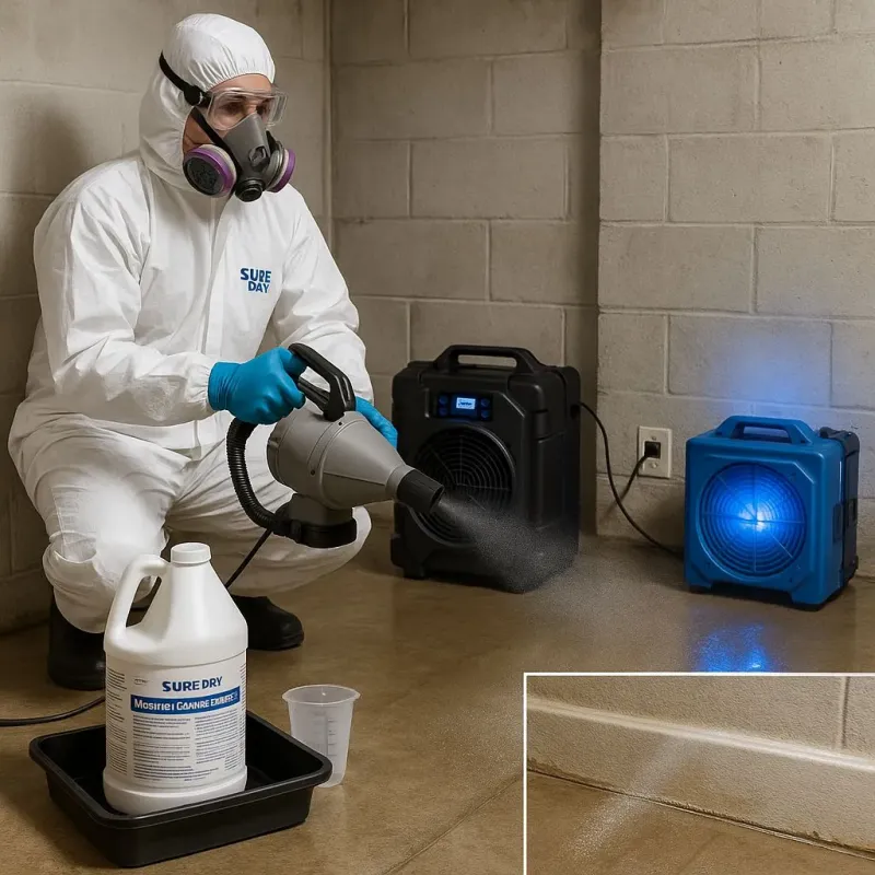 Sanitization and Odor Removal process in Johnstonville, CA